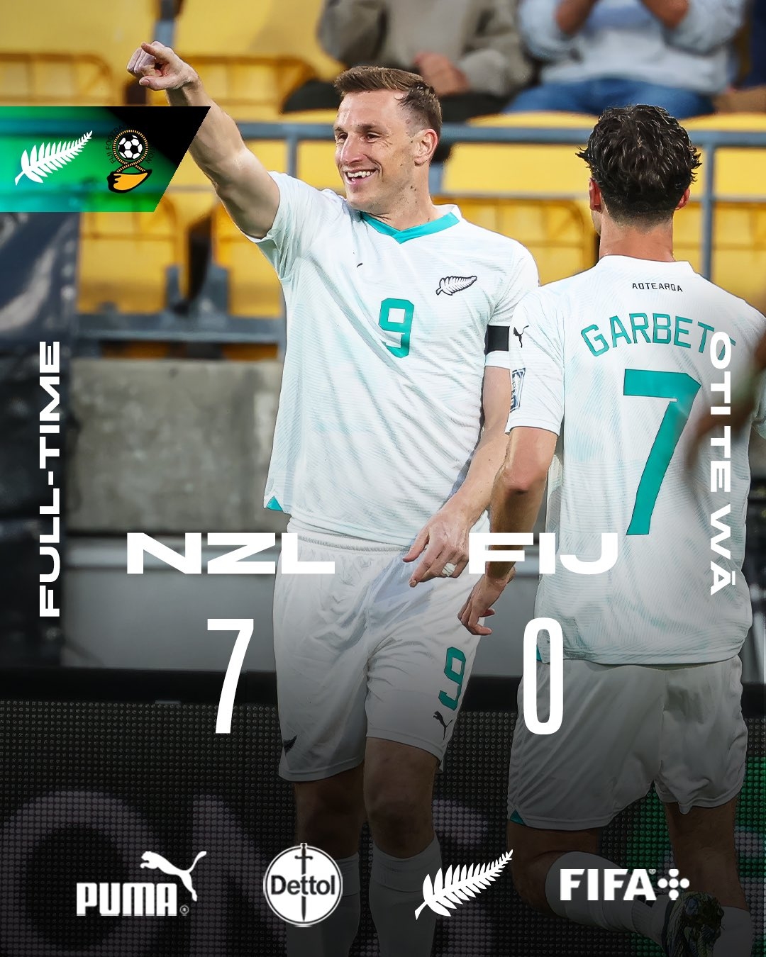  距世界杯一步之遙！新西蘭7-0進(jìn)大洋洲決賽，其FIFA排名高國足1位