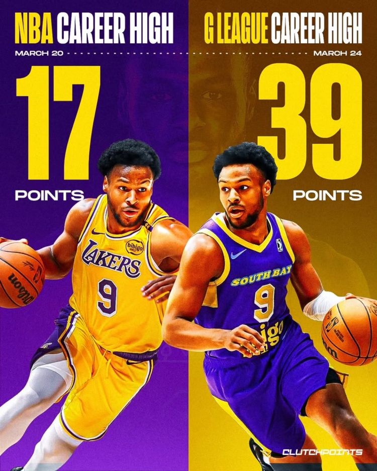  在進步！布朗尼一周內(nèi)先后創(chuàng)下個人NBA和G聯(lián)盟單場得分新紀(jì)錄
