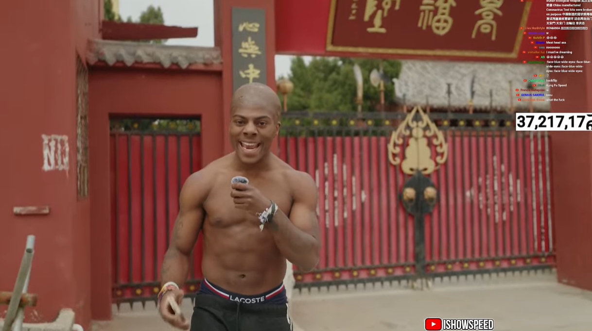  光頭造型！Speed中國行來到鄭州少林寺，上香拜佛學(xué)功夫